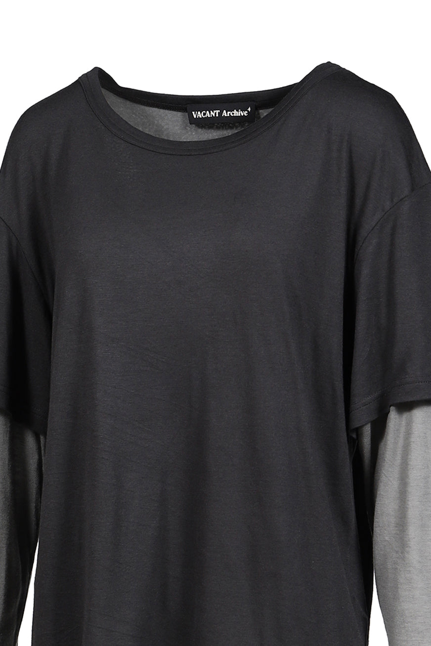 MASON LAYERED LONG SLEEVE T-SHIRT / CHA