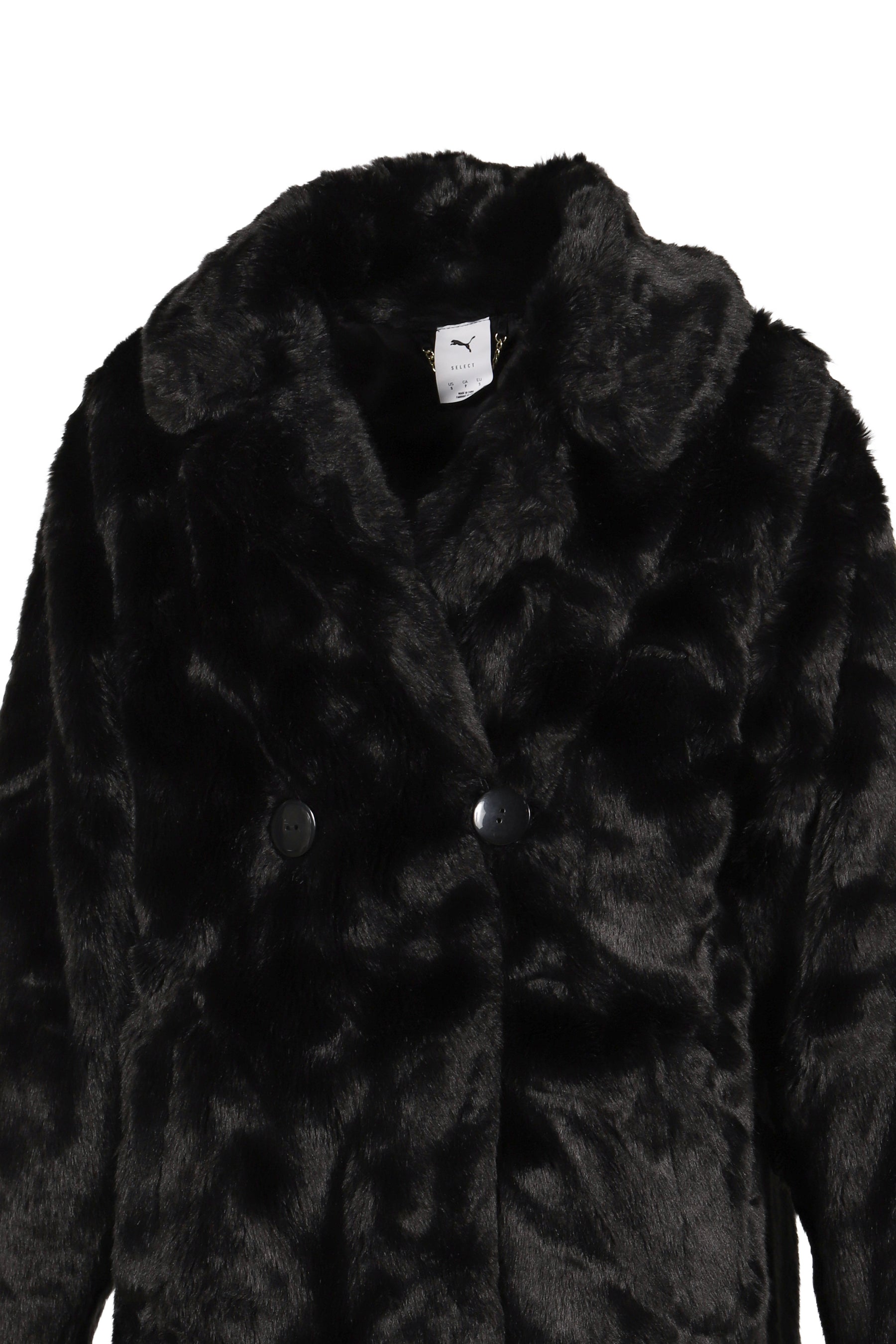 FLACKO FUR COAT (EXCLUSIVE) / BLK