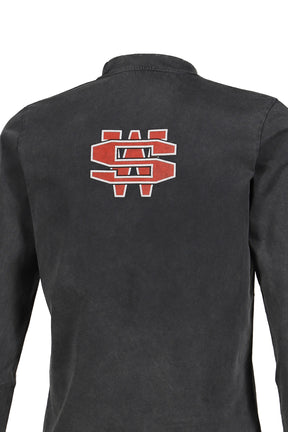 ONE DOLLAR BILL'' TIGHT LONGSLEEVE / FADED BLK