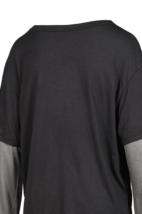 MASON LAYERED LONG SLEEVE T-SHIRT / CHA