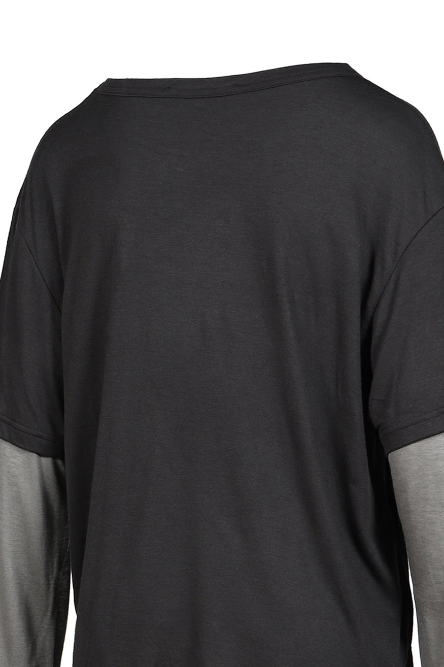 MASON LAYERED LONG SLEEVE T-SHIRT / CHA