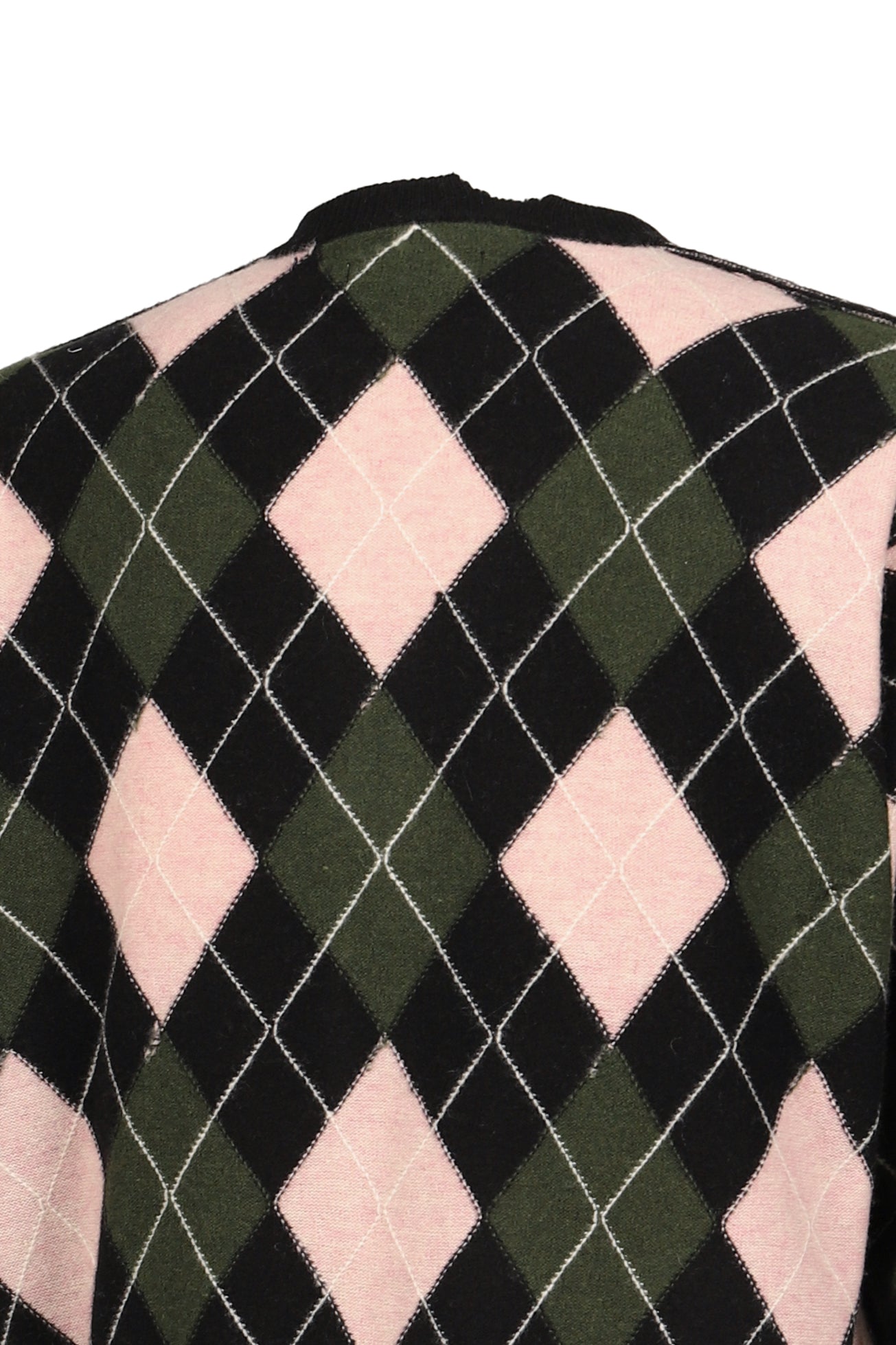 DIAMOND SCRAPED CARDIGAN / PEACH