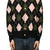 DIAMOND SCRAPED CARDIGAN / PEACH