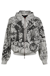 GREY GRAFFITI TRACK TOP / GRY