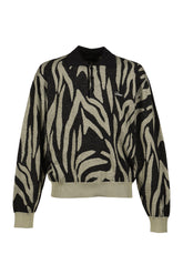 SAFARI LS KNIT POLO / GRY GRN 