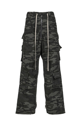 CAMO CARGO PANTS / WOODLAN CAMO