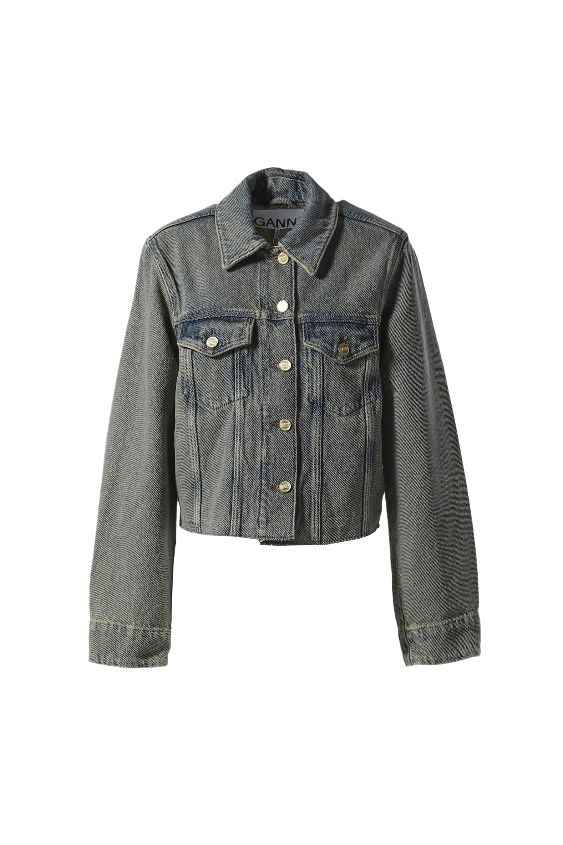 OVERDYED HEAVY DENIM JACKET / BRW