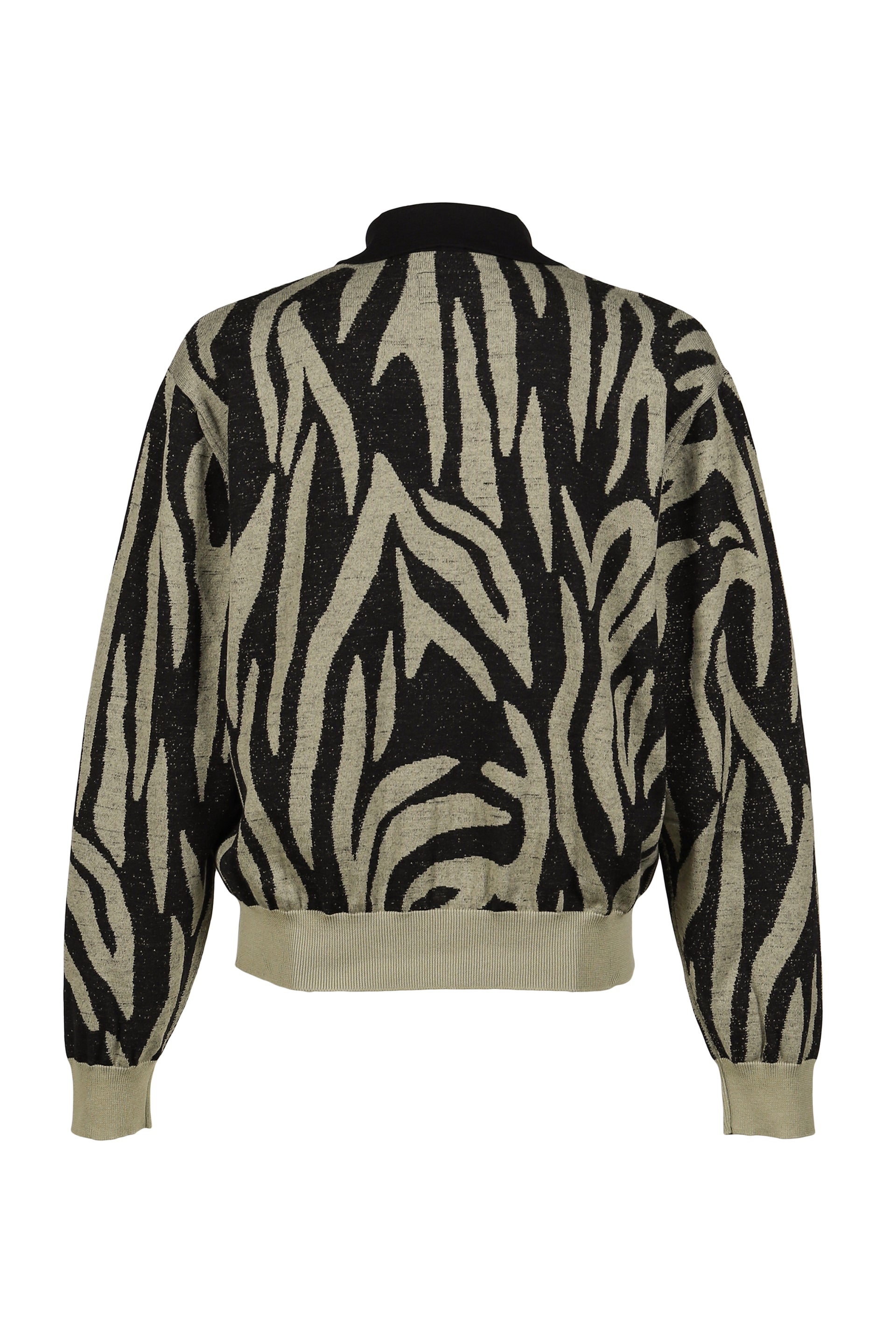 SAFARI LS KNIT POLO / GRY GRN