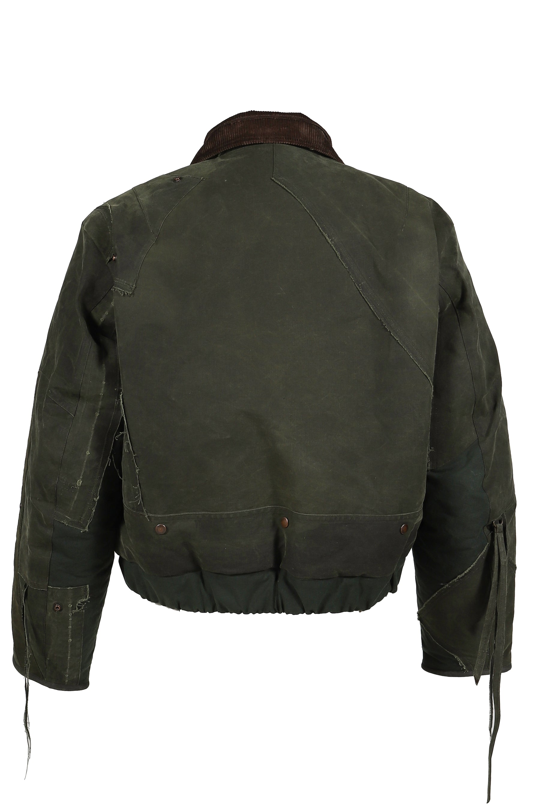 BOMBER PATCHWORK JACKET / GRN 