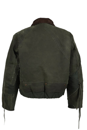 BOMBER PATCHWORK JACKET / GRN 