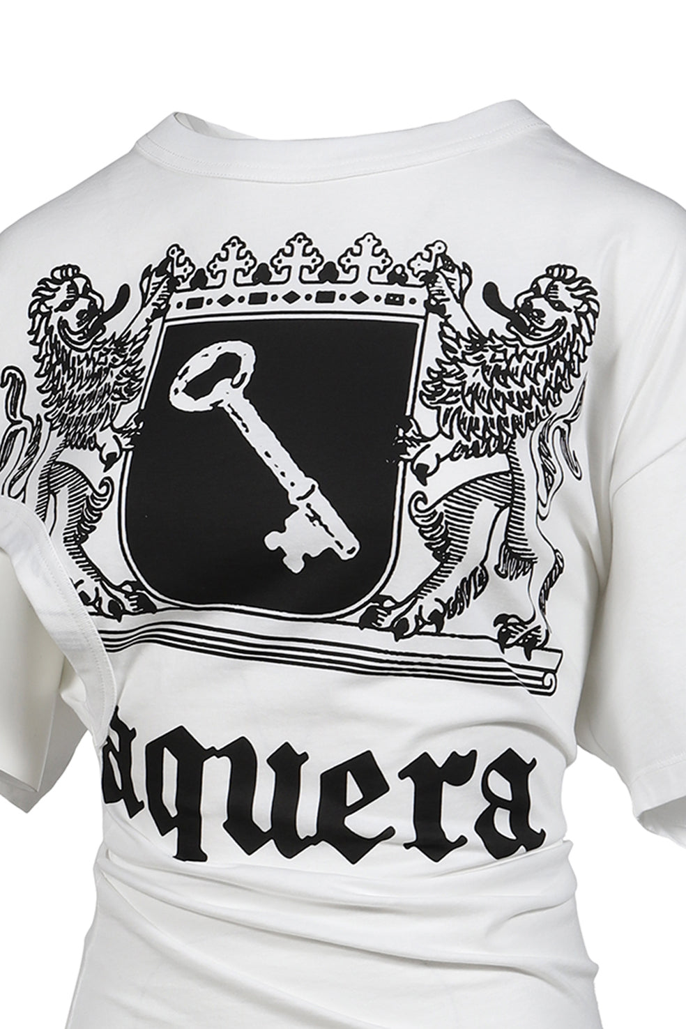 TWISTED T SHIRT KNIT / WHT