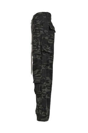 CAMO CARGO PANTS / WOODLAN CAMO