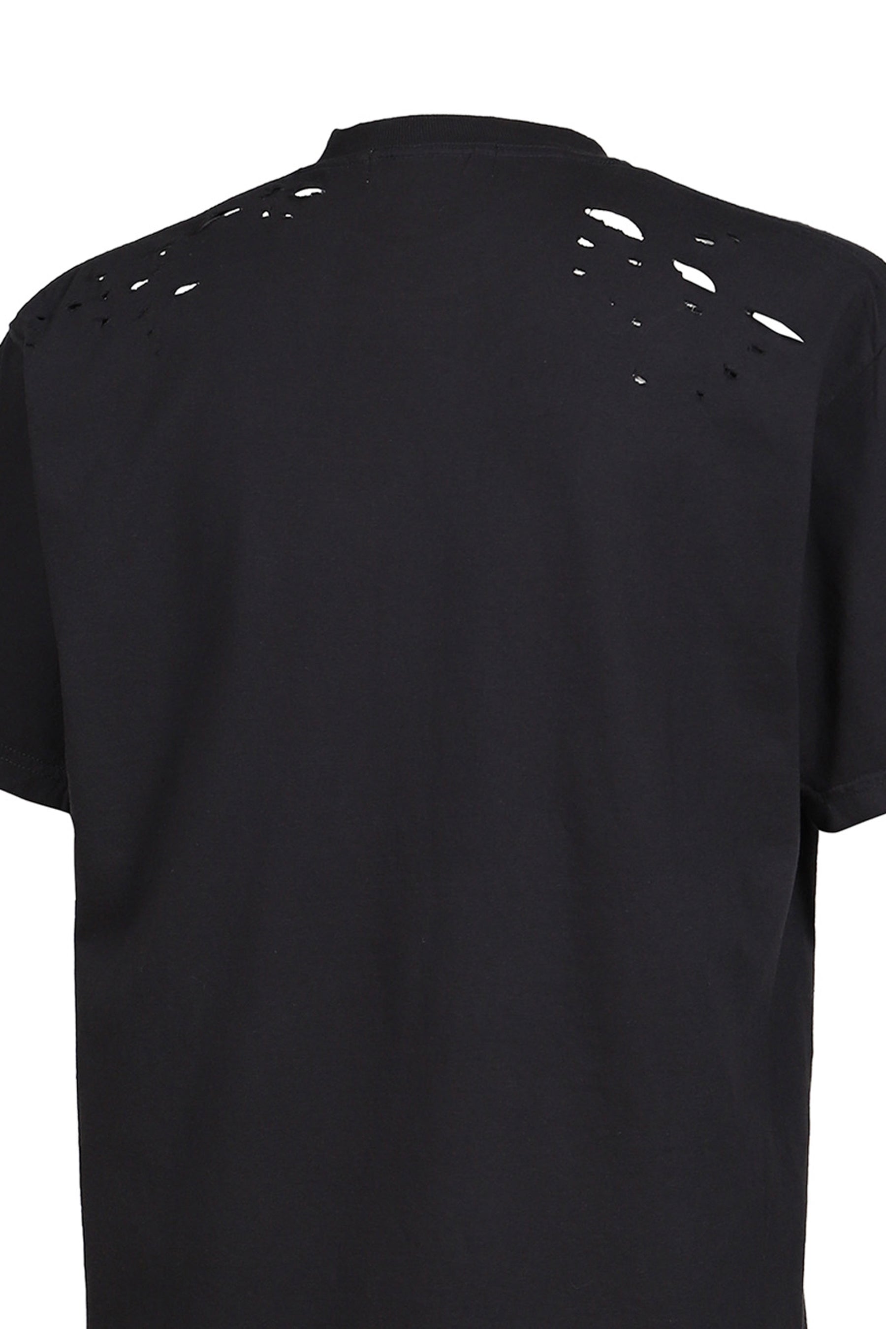 DISTRESSED GRAPHIC T-SHIRT / BLK