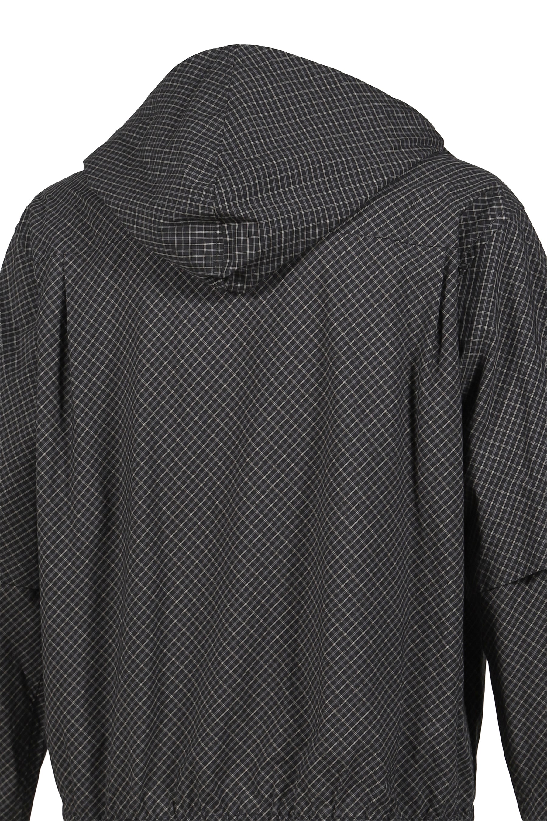 CHECK LAYERD SHIRT / BLK