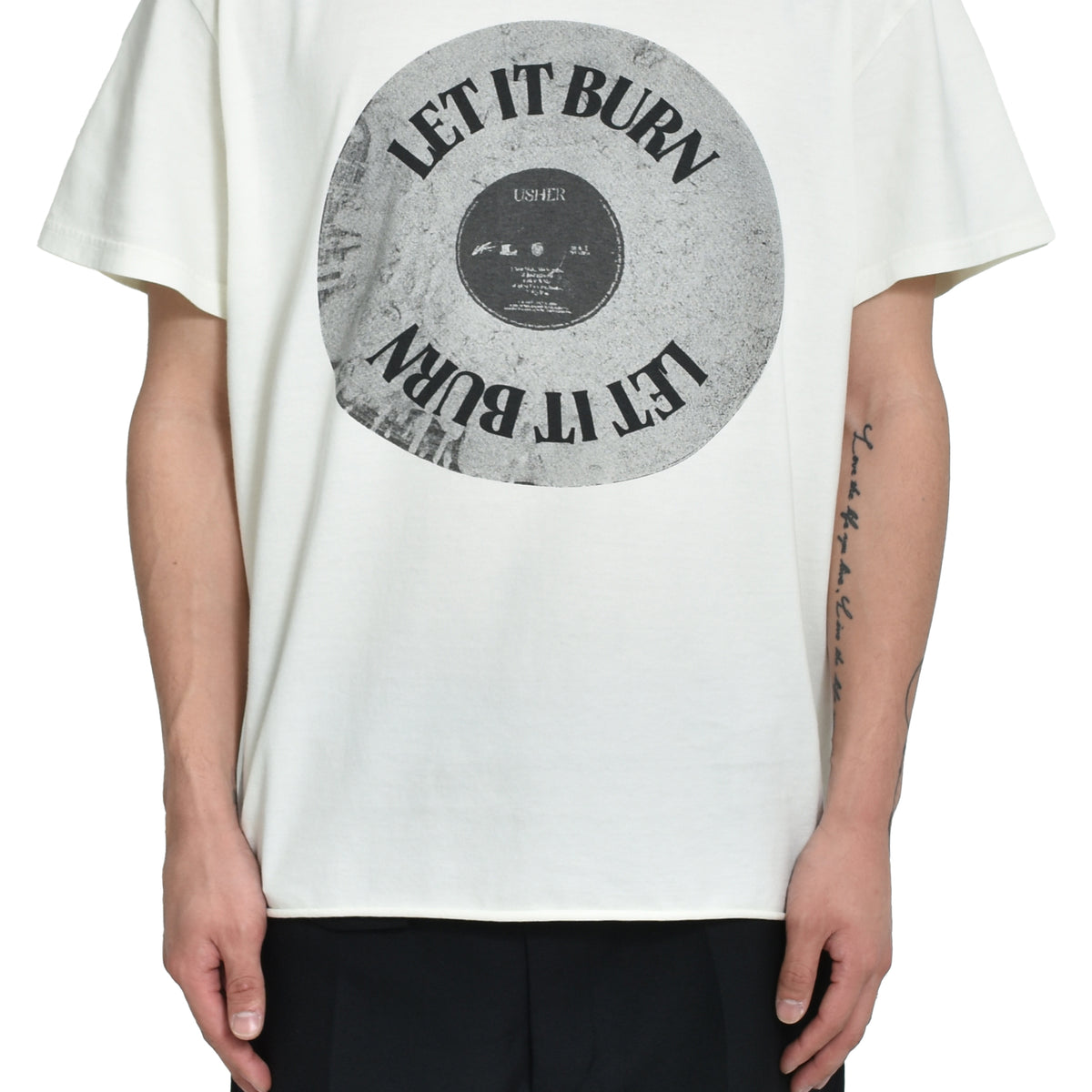 トップス CEDARWOOD BURN SHORT SLEEVE CEDARWOOD シダーウッド SS25 BURN SHORT SLEEVE / OFF WHT - NUBIAN