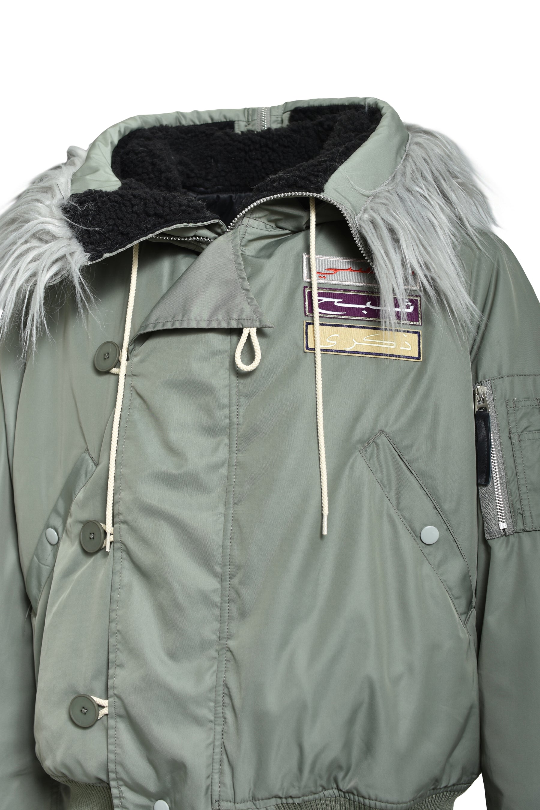 BULLET N(8)-B JACKET / GRY 