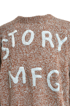 STORY mfg. SPINNING JUMPER / CLASSIC TWISTED BRW