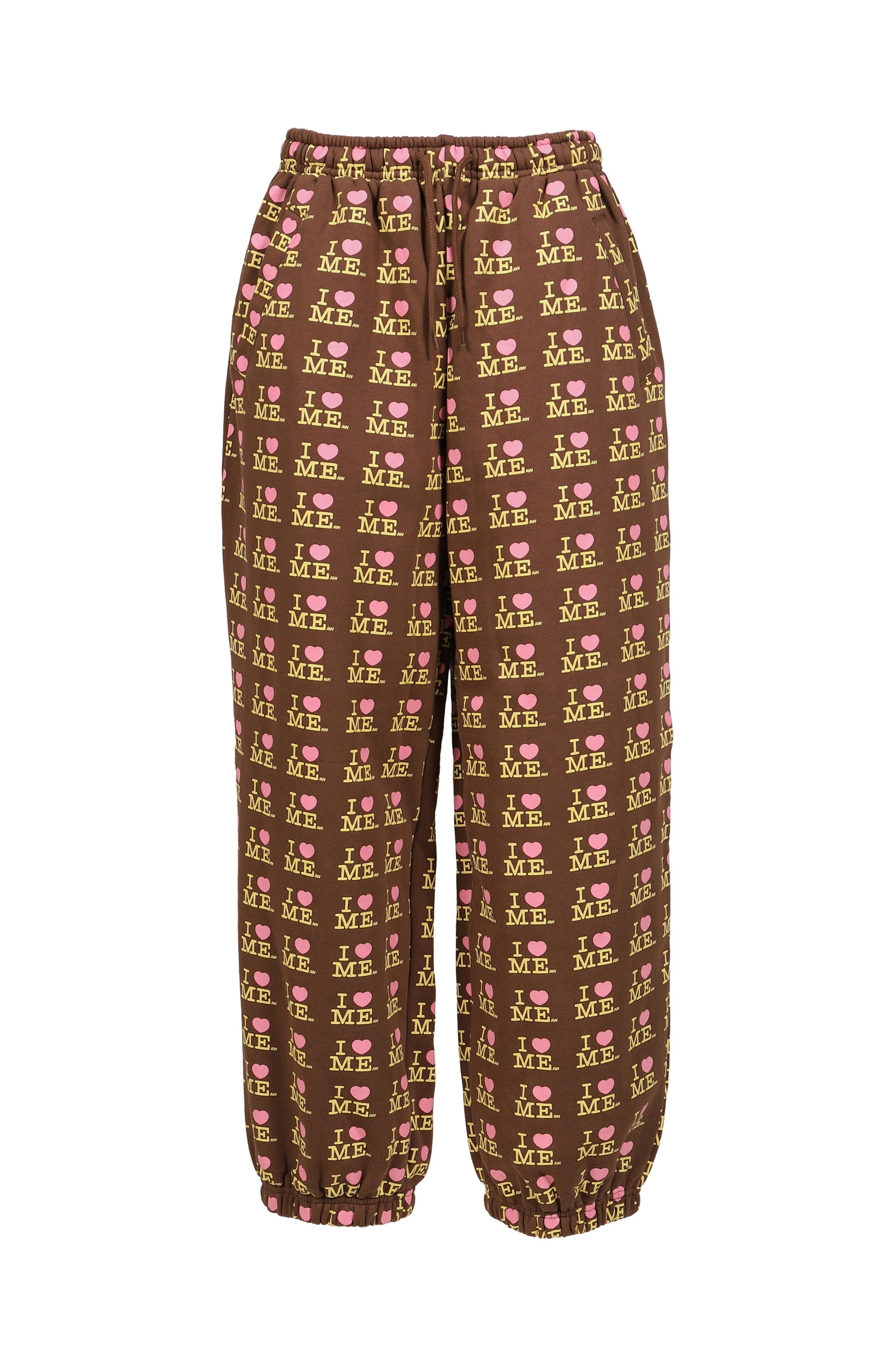 I HEART ME JOGGERS / CHOCO