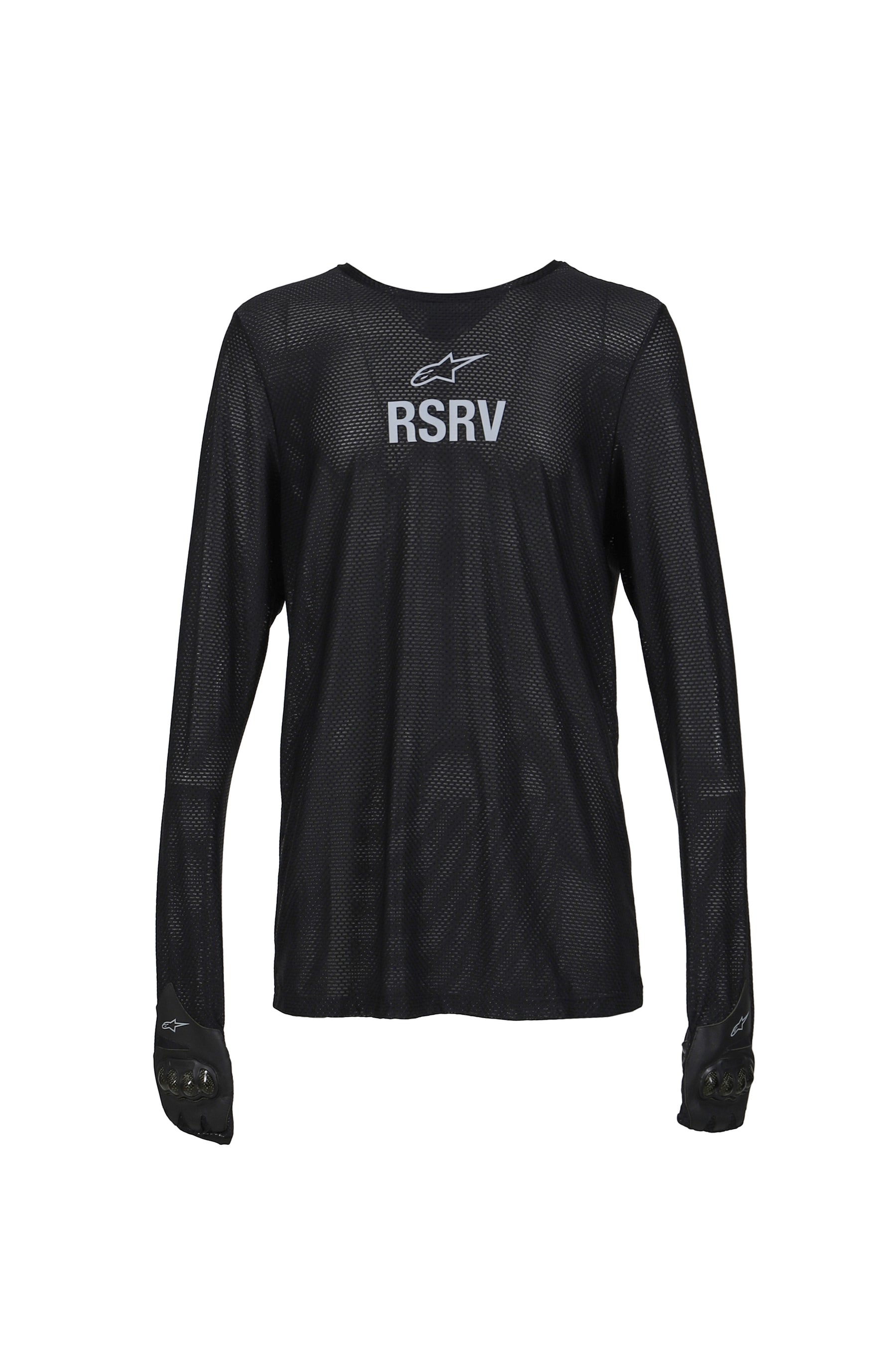 KNUCKLE LS TEE / BLACK 