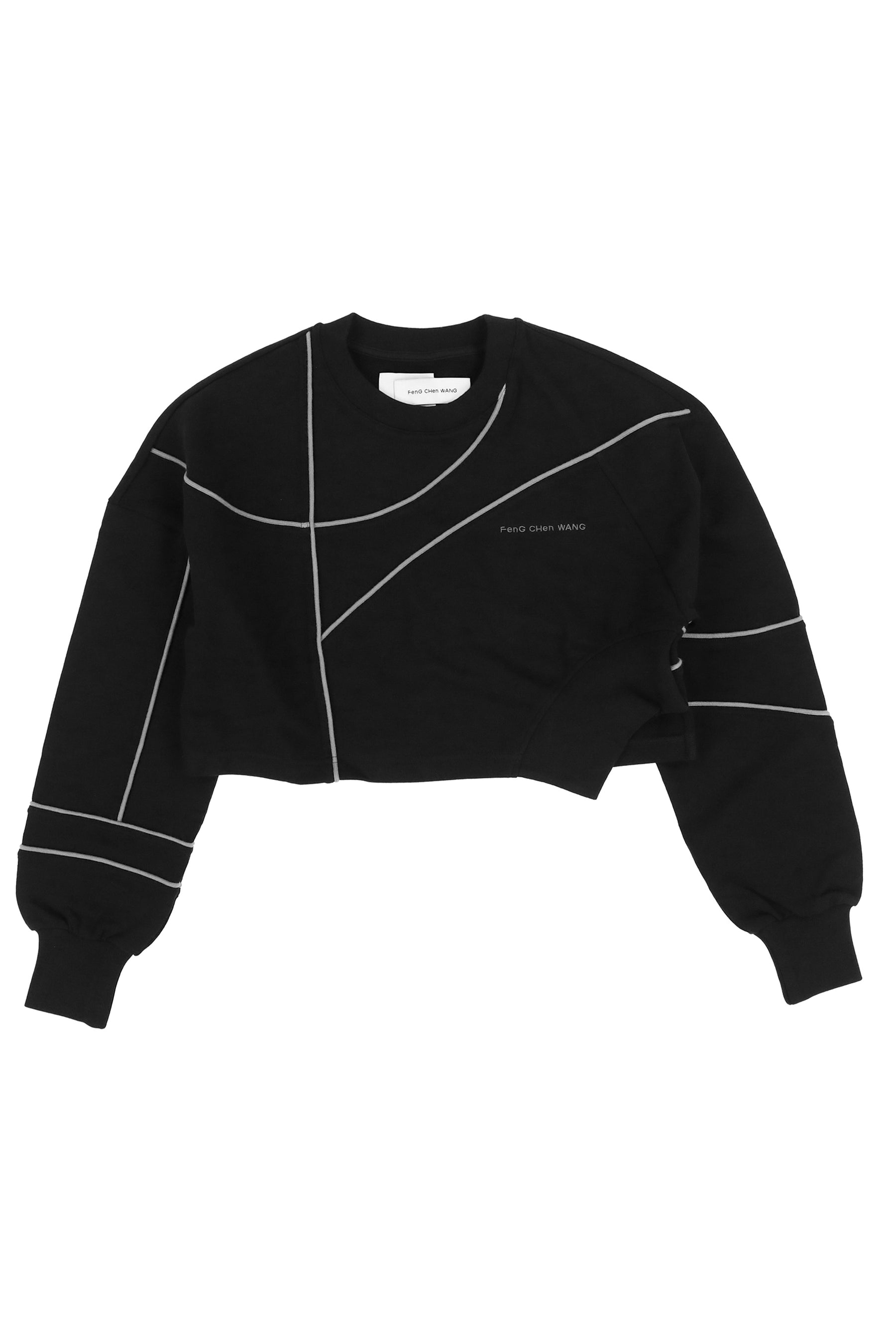 PATCHWORK SWEATSHIRT / BLK