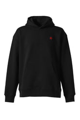 GOTS BOKE OVERSIZE HOODIE / BLK