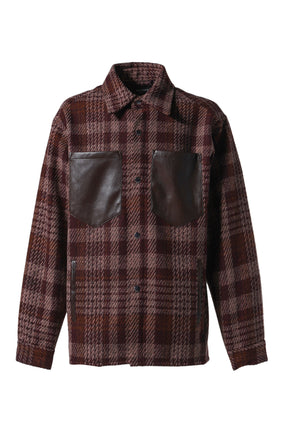 HUNTING CHECK JACKET / BRW