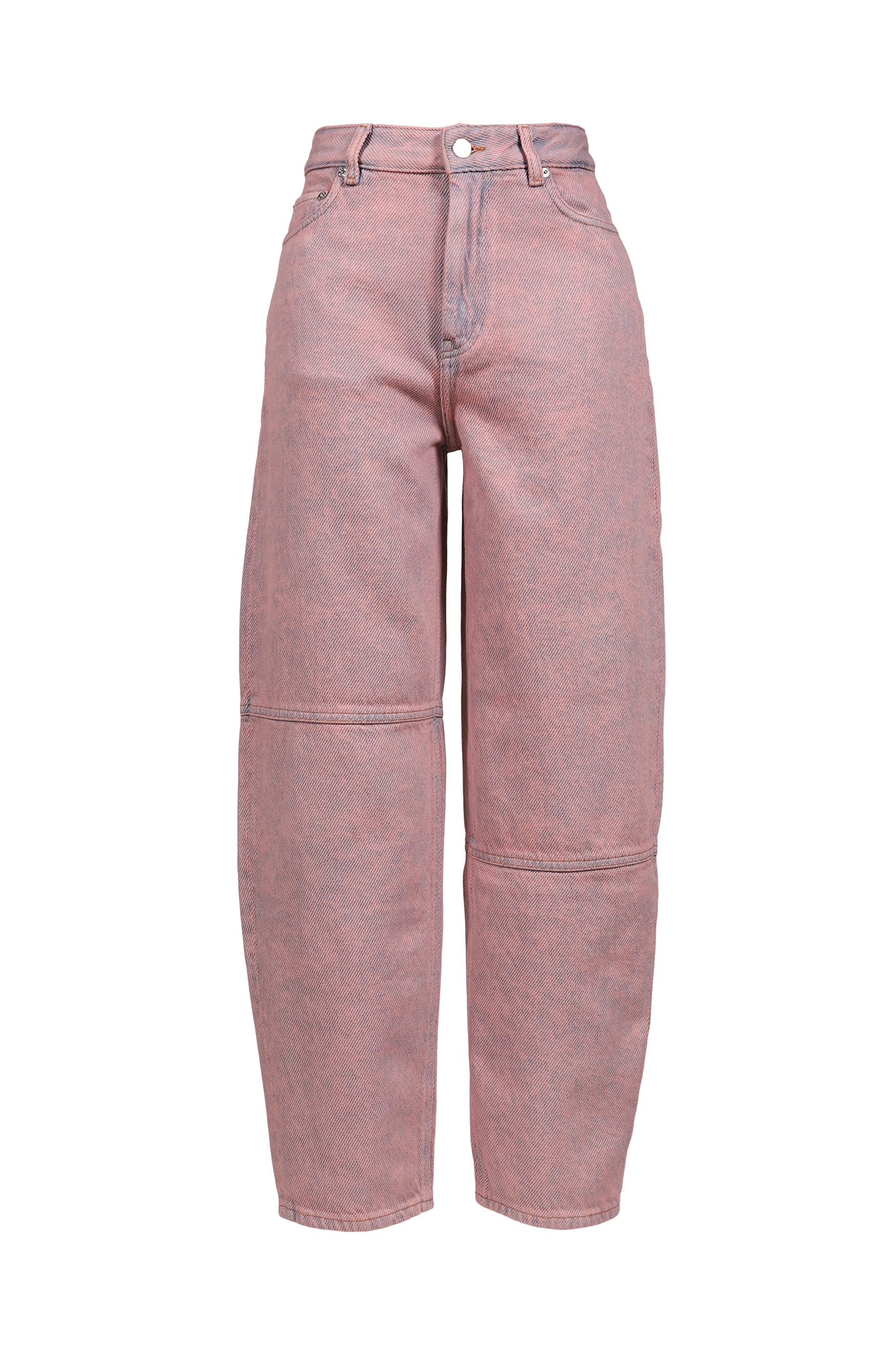 GANNI ガニー SS26 OVERDYED HEAVY DENIM STARY / CAMEO PNK - NUBIAN