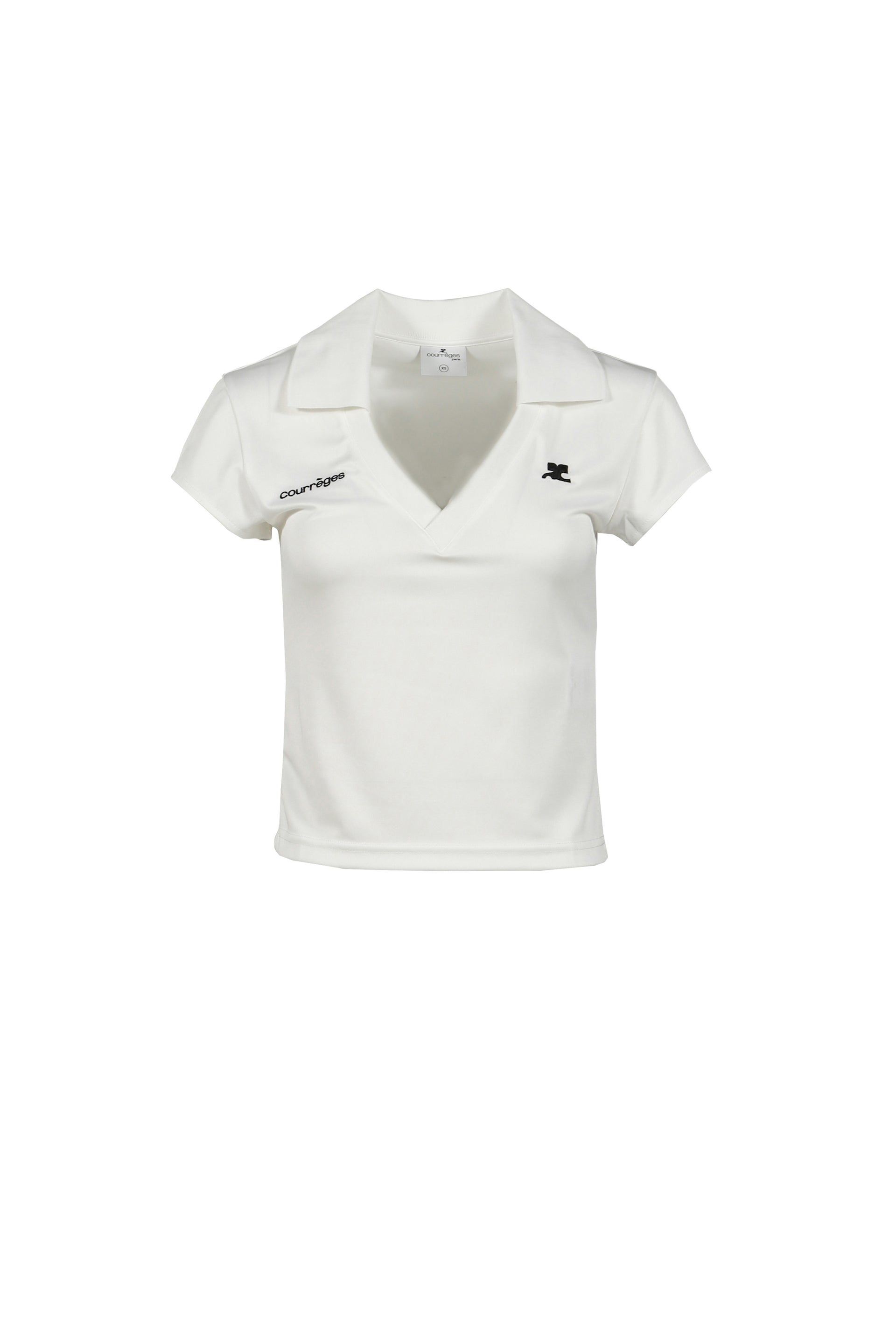 SPORTS CROPPED POLO / HERITAGE WHT HERITAGE W