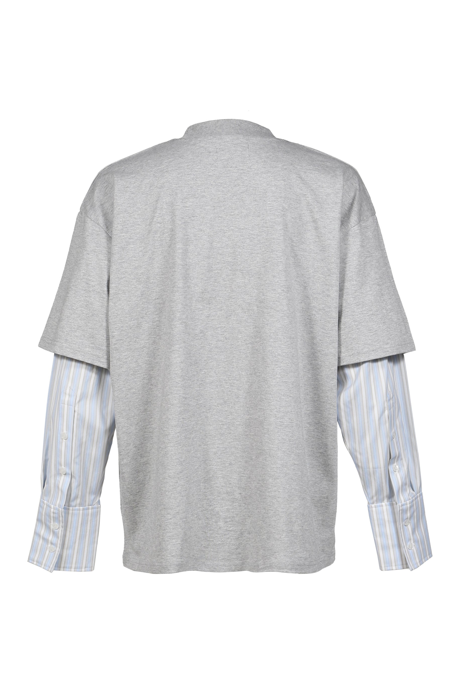SCULPTED COTTON T-SHIRT SHIRT / SAVOY GRIS