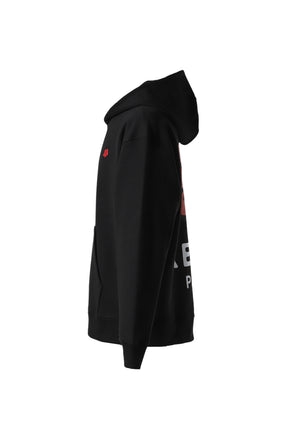 GOTS BOKE OVERSIZE HOODIE / BLK