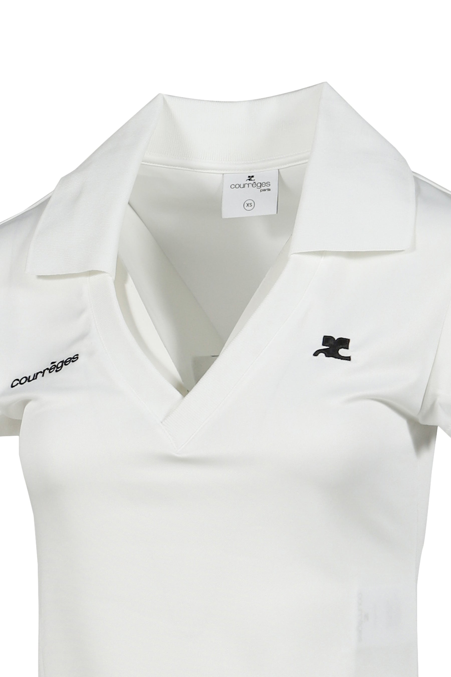 SPORTS CROPPED POLO / HERITAGE WHT HERITAGE W