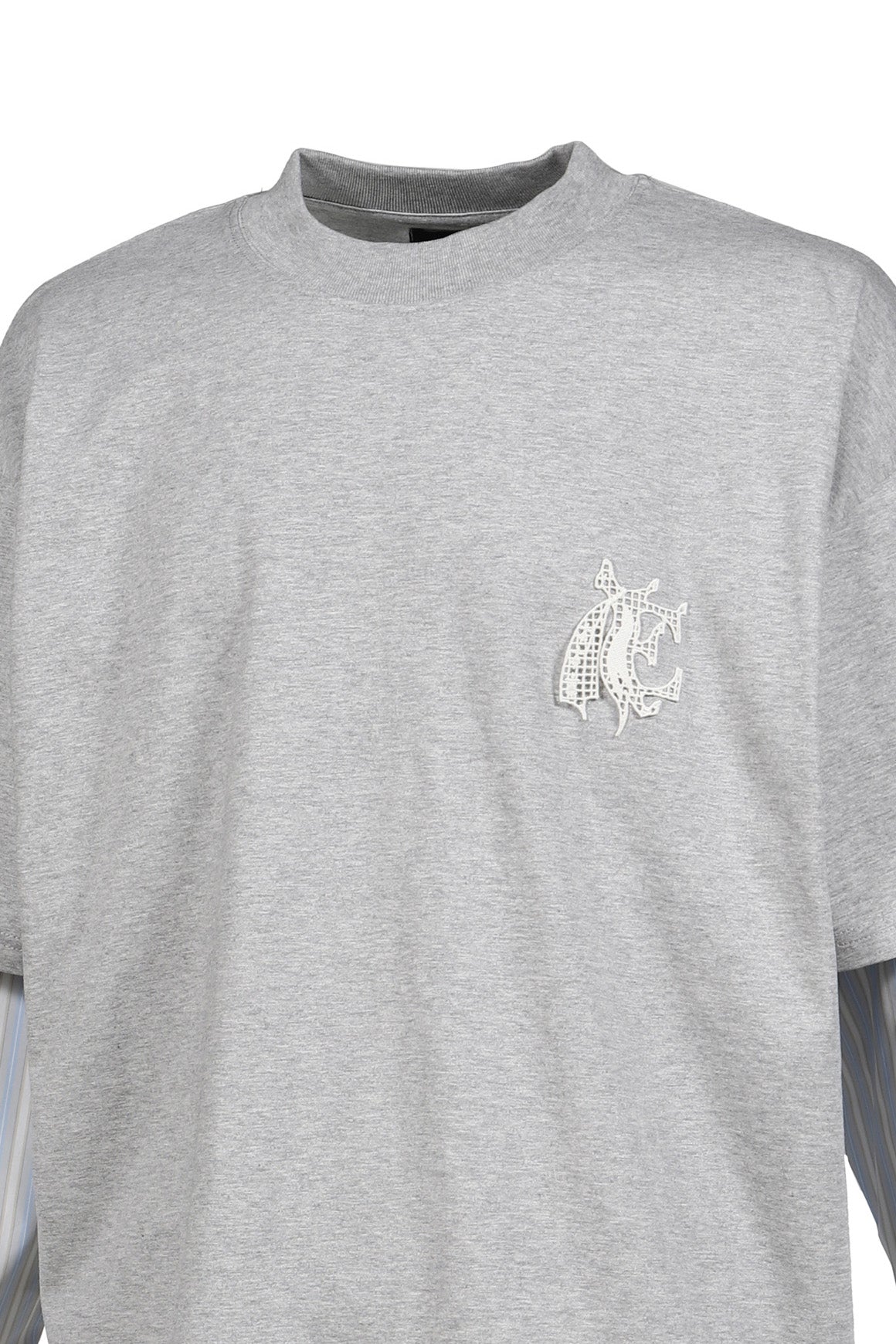 SCULPTED COTTON T-SHIRT SHIRT / SAVOY GRIS