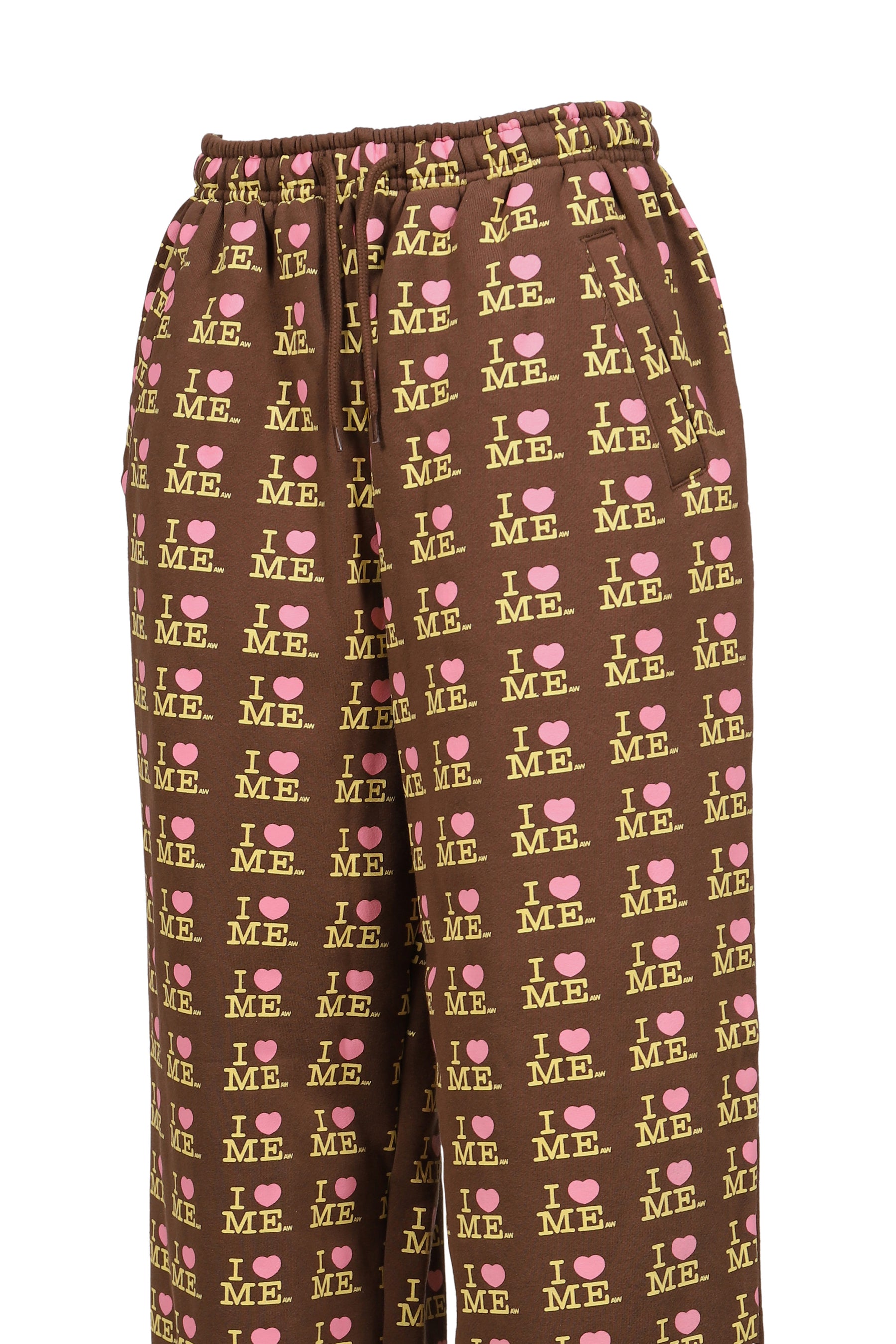 I HEART ME JOGGERS / CHOCO