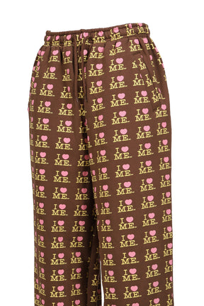 I HEART ME JOGGERS / CHOCO
