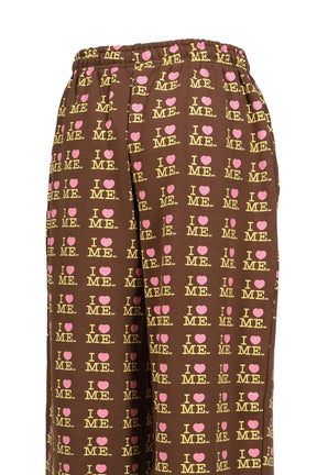 I HEART ME JOGGERS / CHOCO