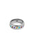ENAMELED MULTICOLOR STARLINE RING M / SIL