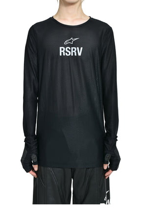 KNUCKLE LS TEE / BLACK 