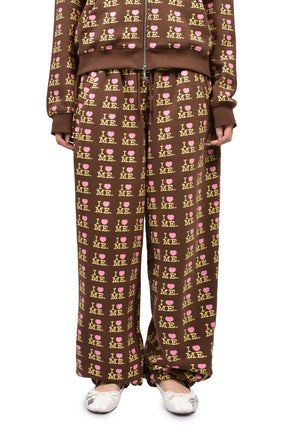 I HEART ME JOGGERS / CHOCO