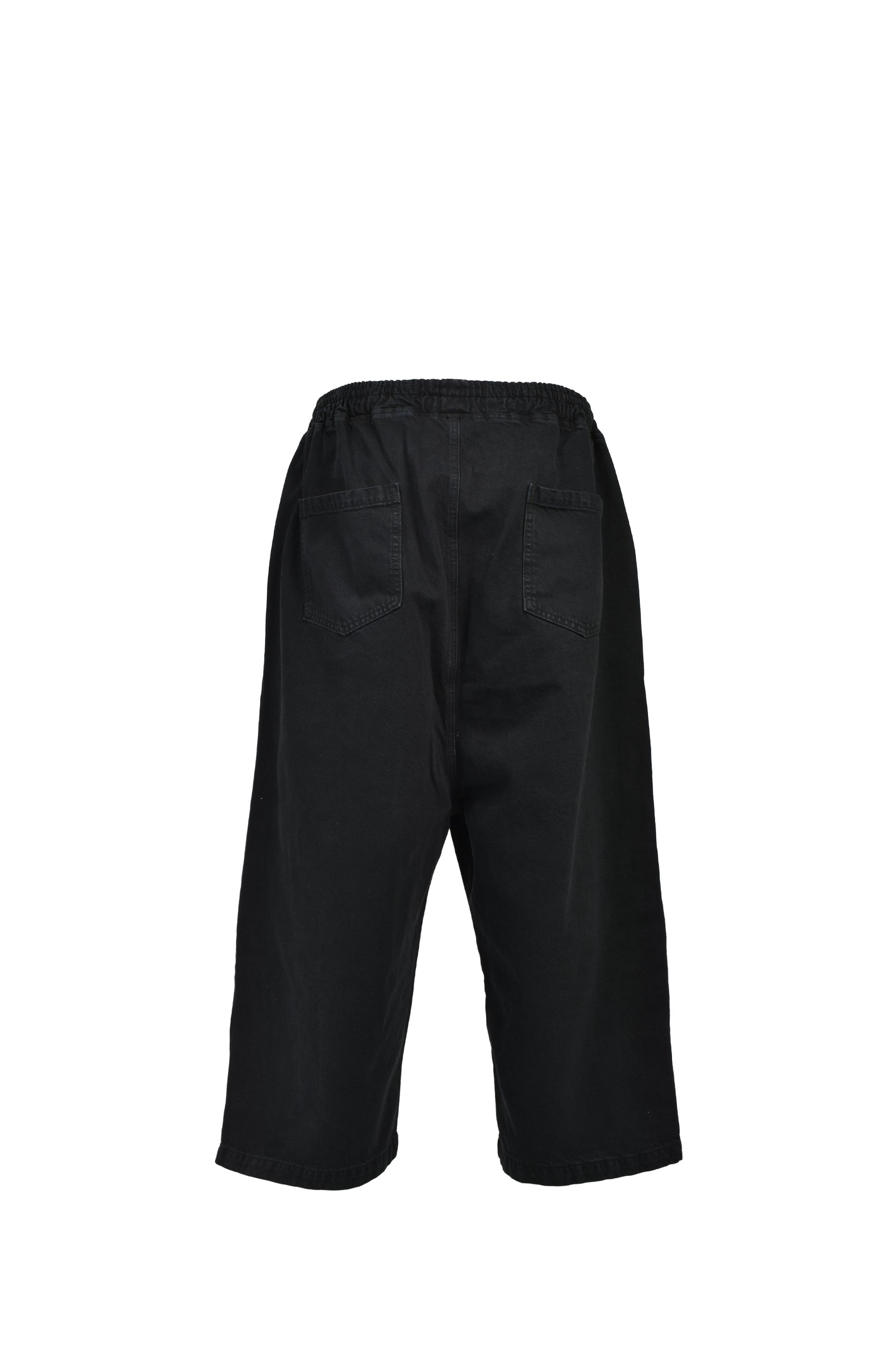 DUSTSHADOW CROPPED DENIM / WASHED BLK