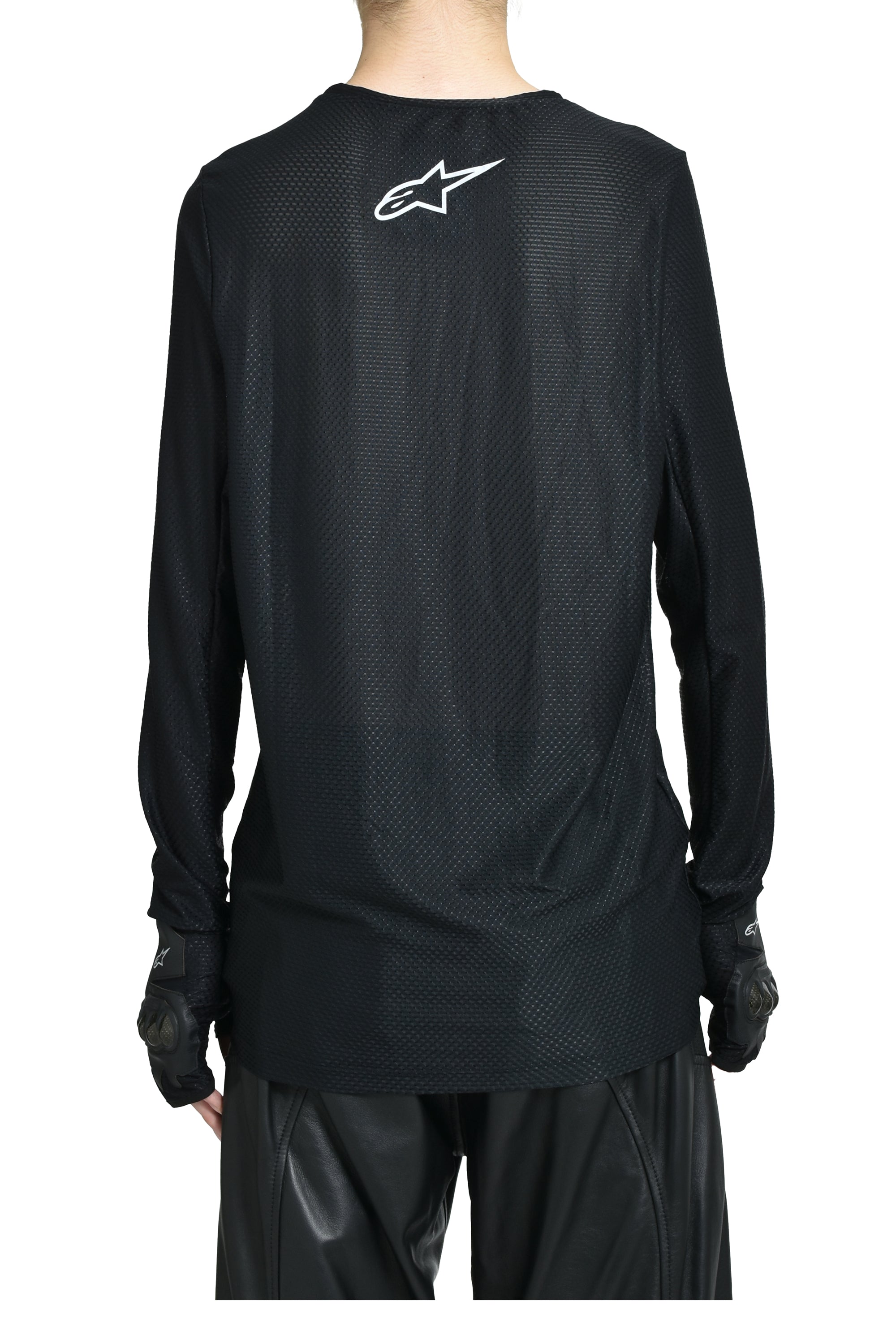 KNUCKLE LS TEE / BLK