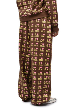 I HEART ME JOGGERS / CHOCO