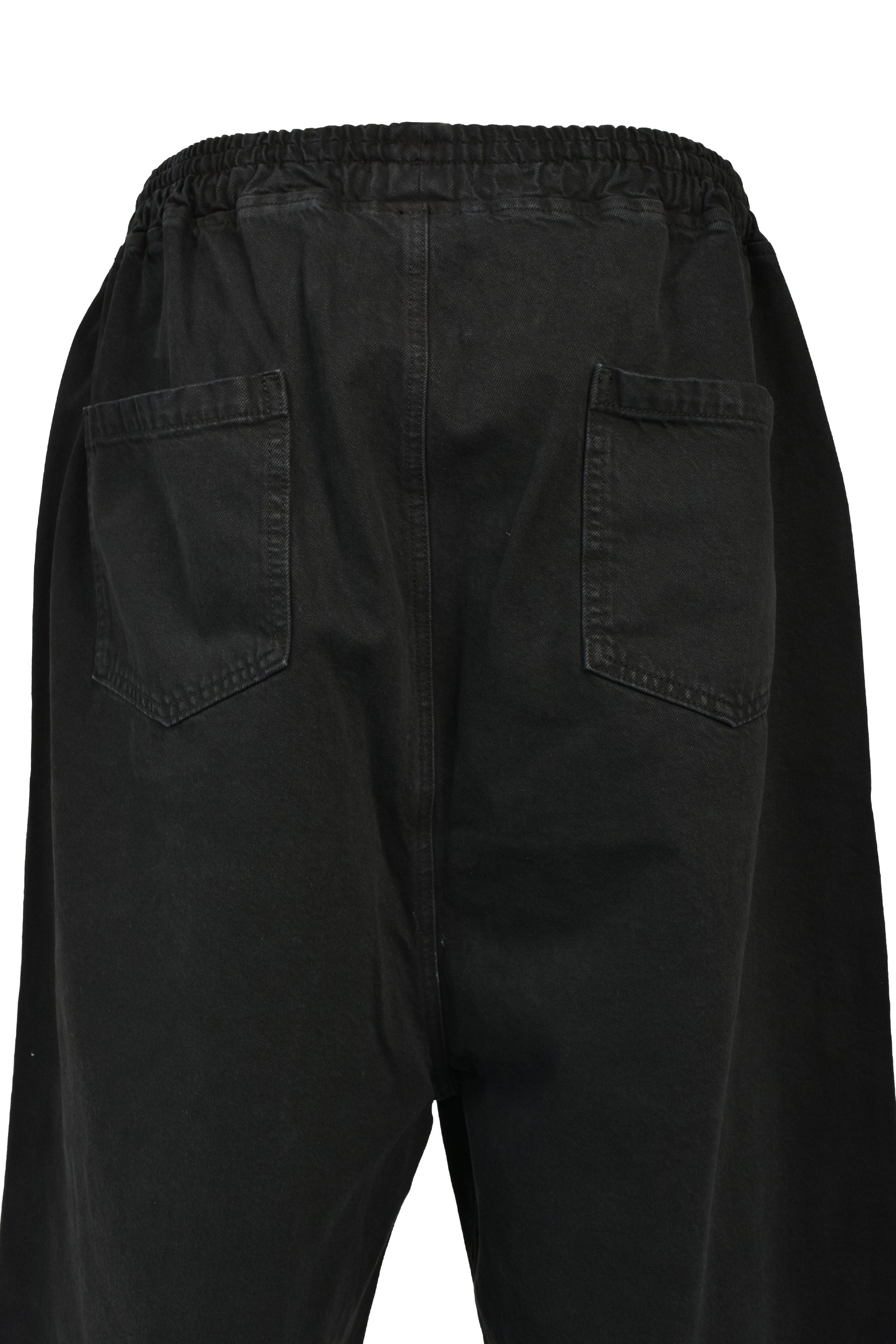 DUSTSHADOW CROPPED DENIM / WASHED BLK