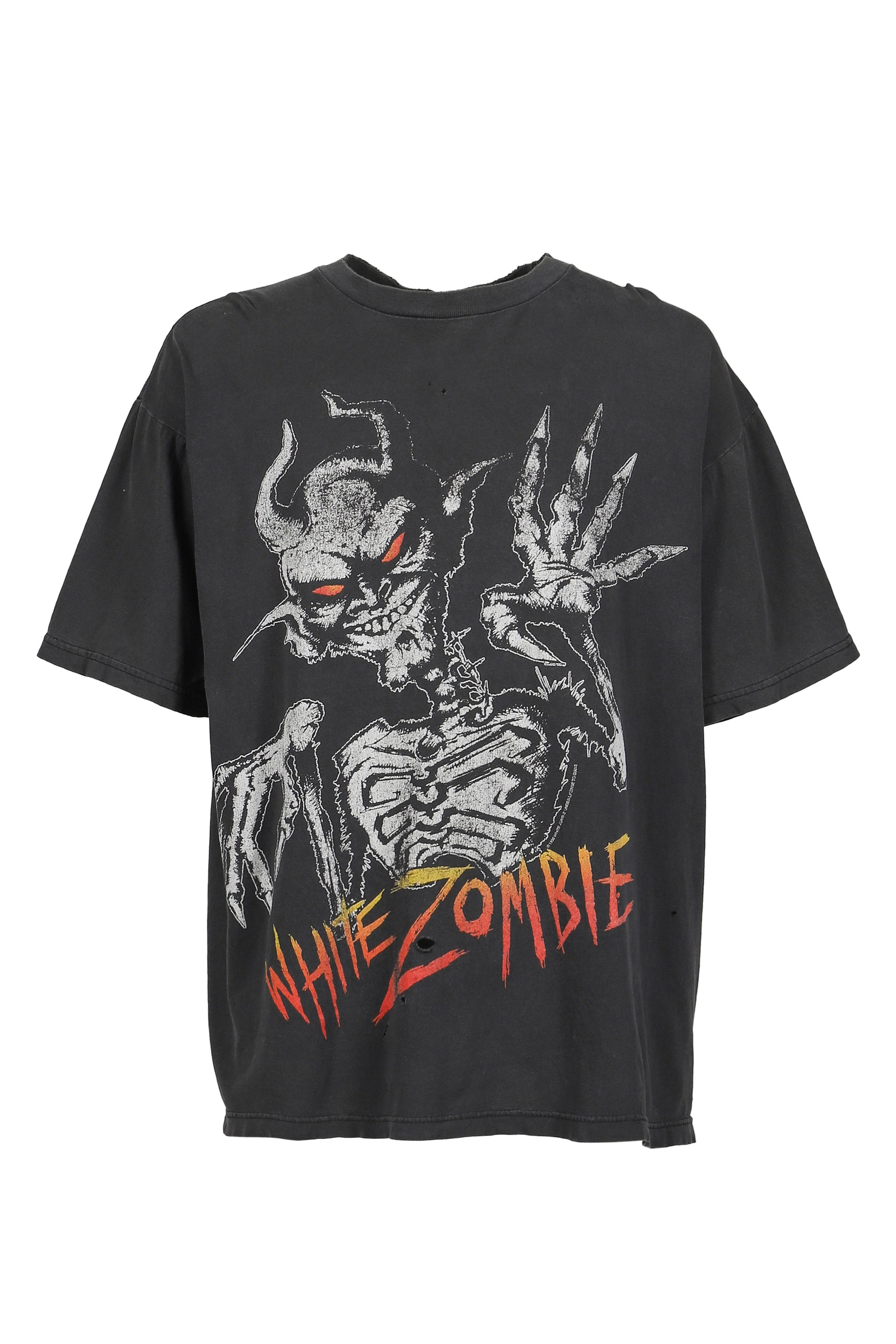 WHITE ZOMBIE VINTAGE TEE / GRY