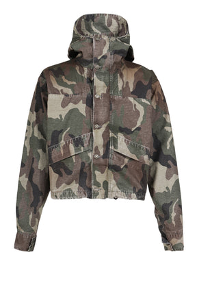 CROPPED PARKA / CAMO 