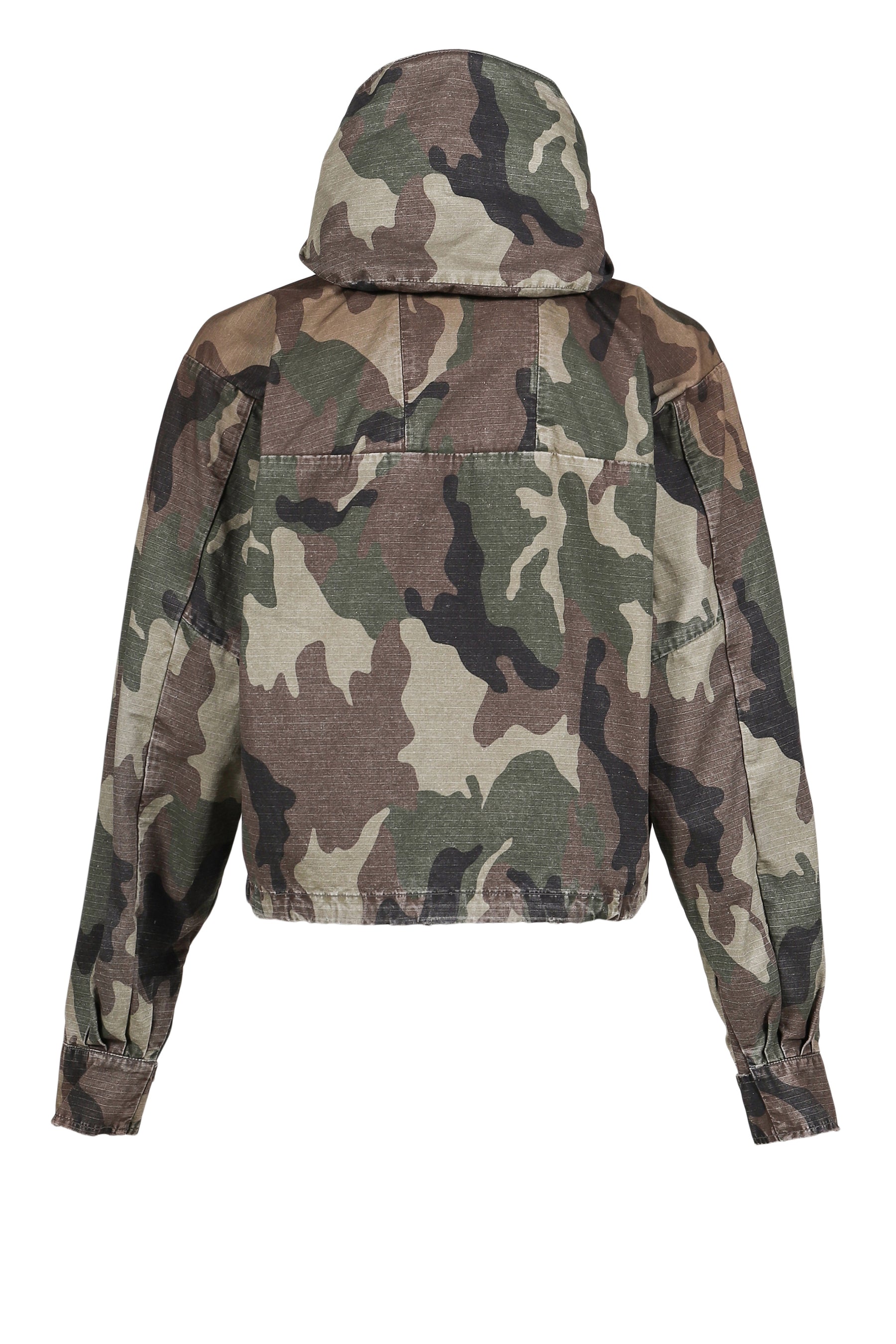 CROPPED PARKA / CAMO 