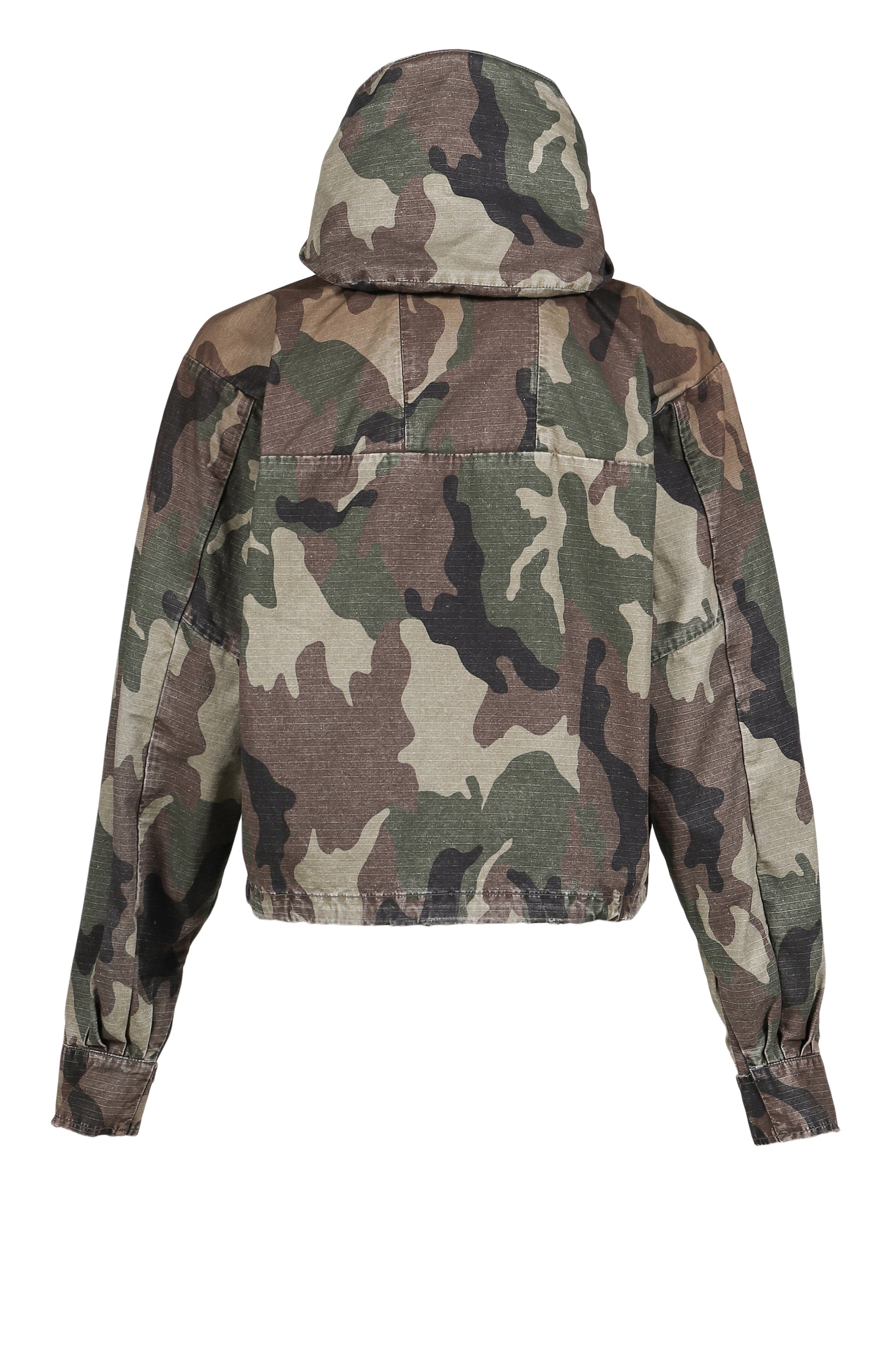 CROPPED PARKA / CAMO