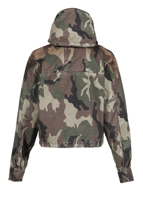 CROPPED PARKA / CAMO 