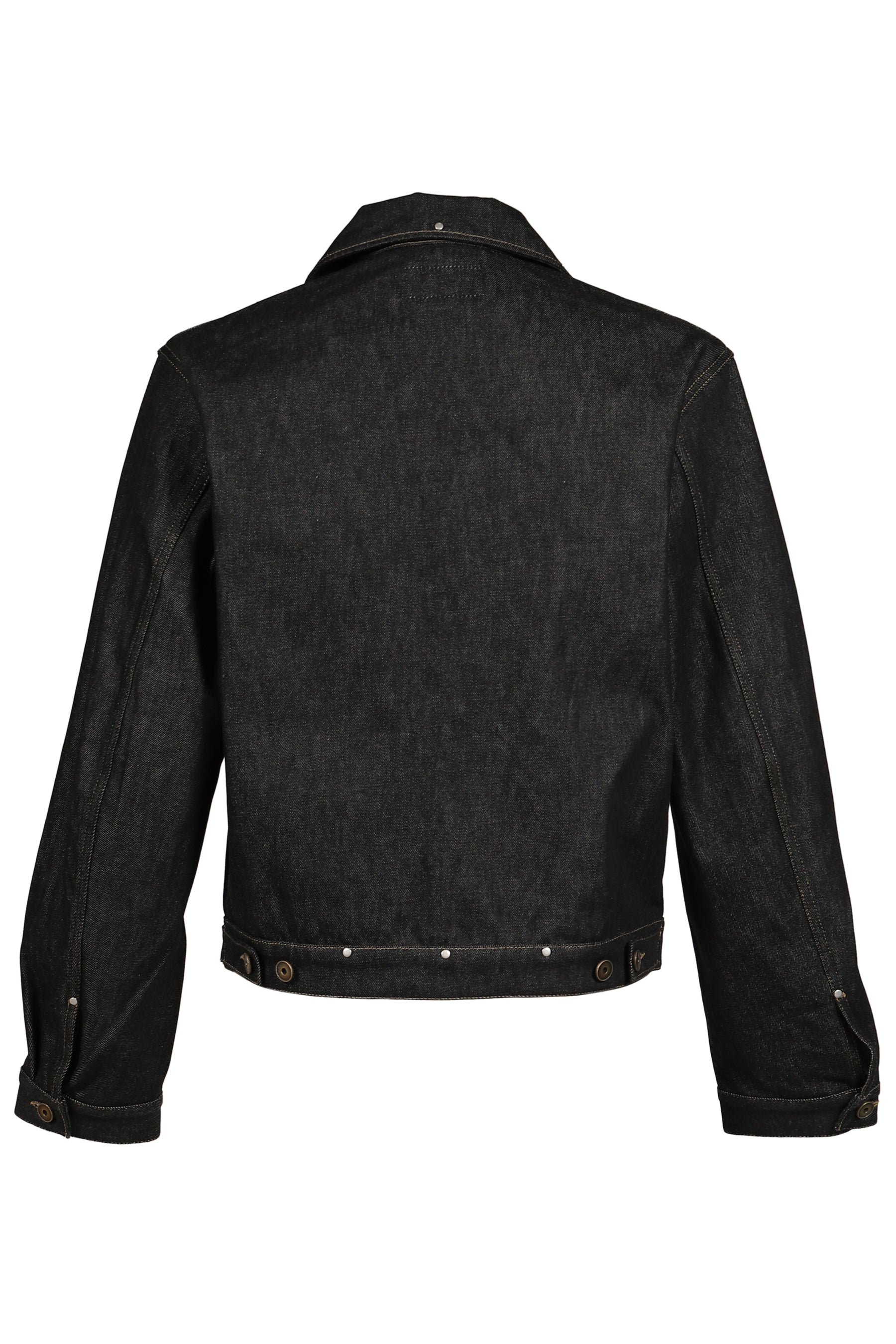 TRUCKER JACKET WITH STUDS / SLATE