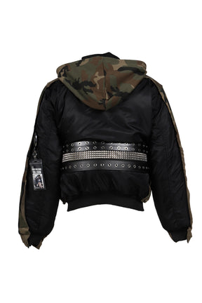 TESTO MAX BELTS CAMO - BOMBER JACKET / CAMO