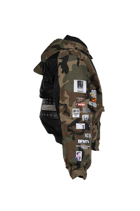 TESTO MAX BELTS CAMO - BOMBER JACKET / CAMO